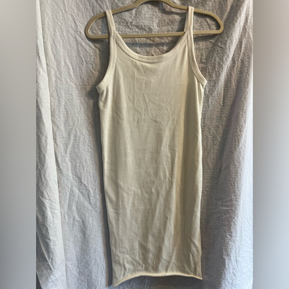 Ribbed strap dress